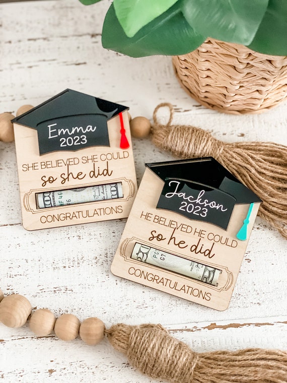 New grad gift,  Graduation Money Holder, senior year gift