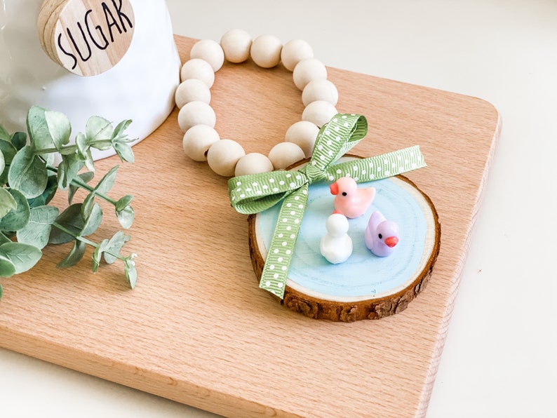 Easter tiered tray decor kids Easter decor farmhouse Easter decor Spring decorations Easter garland Easter mini door hanger