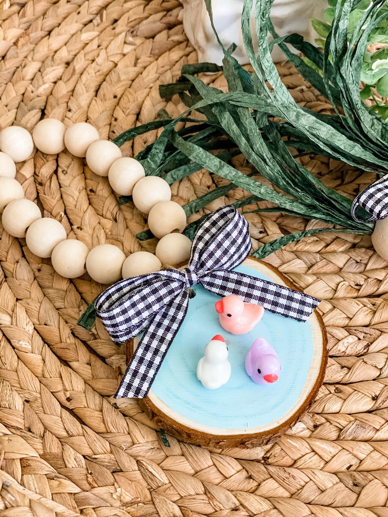 Easter tiered tray decor kids Easter decor farmhouse Easter decor Spring decorations Easter garland Easter mini door hanger