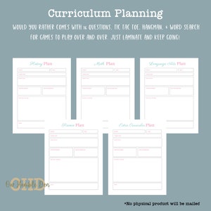 2022-2023 Homeschool Planner Printable, Homeschool Printable ...