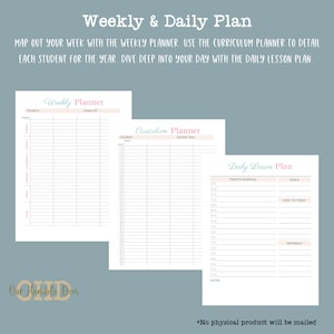 2022-2023 Homeschool Planner Printable, Homeschool Printable ...