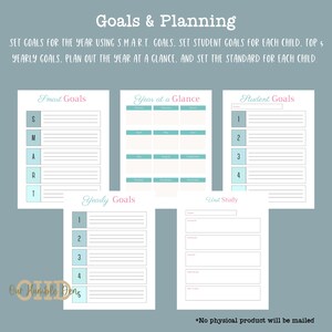 2022-2023 Homeschool Planner Printable, Homeschool Printable ...