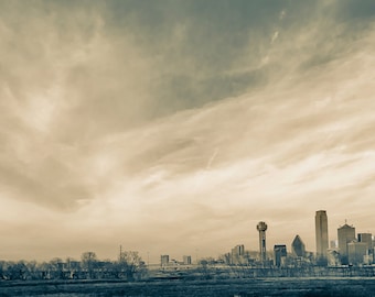 Dallas as seen from the Trinity River Bottom