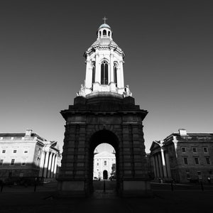 Trinity College - black and white