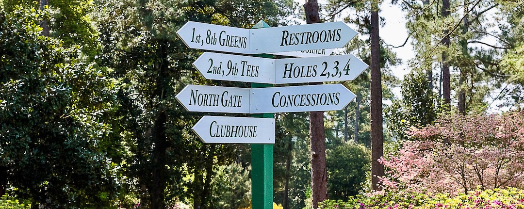 The Signs of Augusta National - Etsy