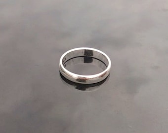 Solid Plain Ring,Handmade Ring,Modern Style Ring,Simple Ring,Gift For Her,Gift For Him,92.5 Sterling Silver Ring.