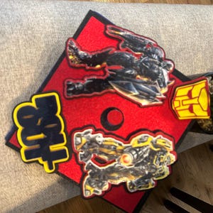 Custom Graduation Cap Topper / Graduation Cap Topper / Tranformer ...