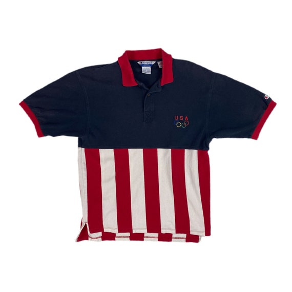 Champion USA Olympics Polo L - image 1