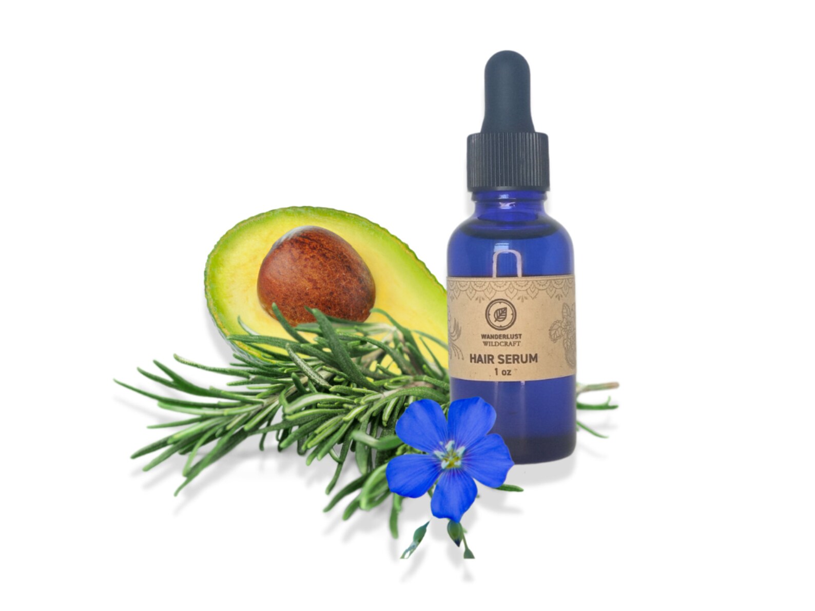 Smoothing Hair Serum with Rosemary Etsy