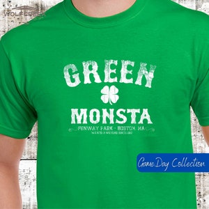 Men's Boston Red Sox Nike Green MLB Monster Local Phrase T-Shirt