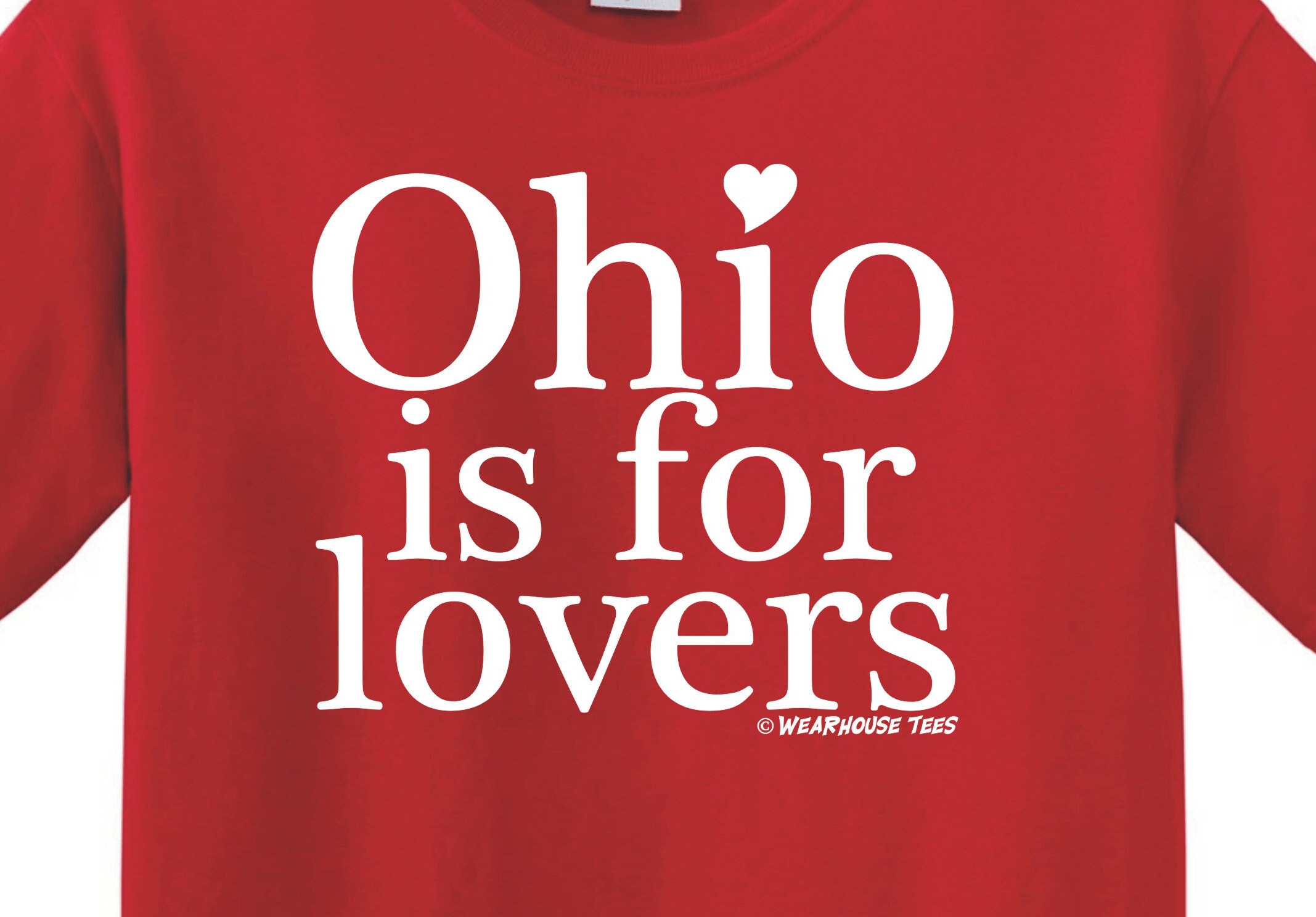 Ohio Is for Lovers State Tee Shirt Buckeye Cardinal TShirt Etsy Italia