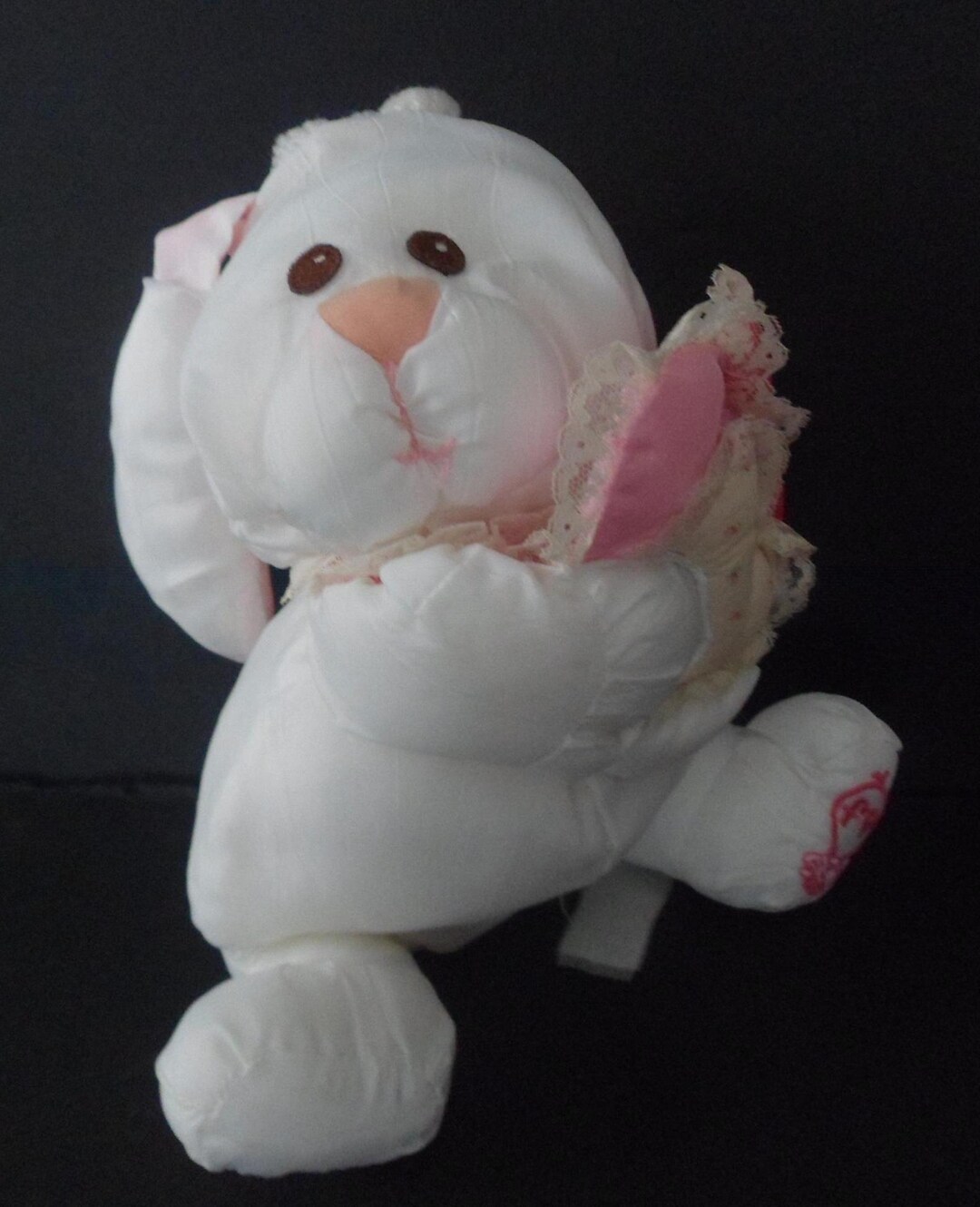 Vintage 1988 Fisher Price Bunny Rabbit Puffalump With Hearts Plush - Etsy