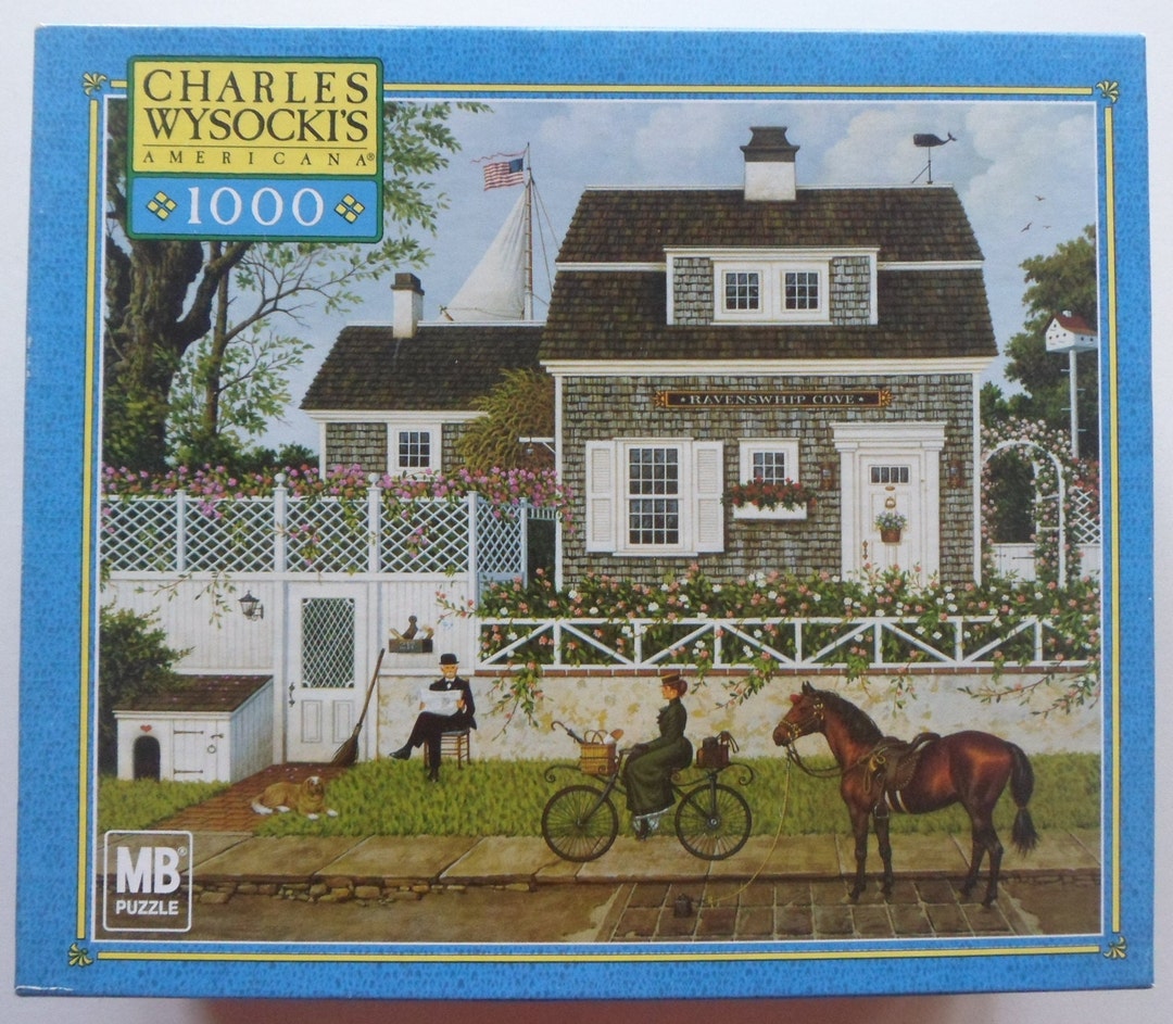 Puzzle Charles Wysocki 1000 Pièces - Blossom River Junction