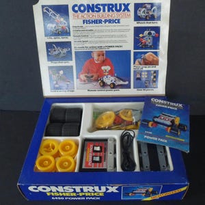 Vintage 1985 Fisher Price Construx Accessory #6450 Power Pack
