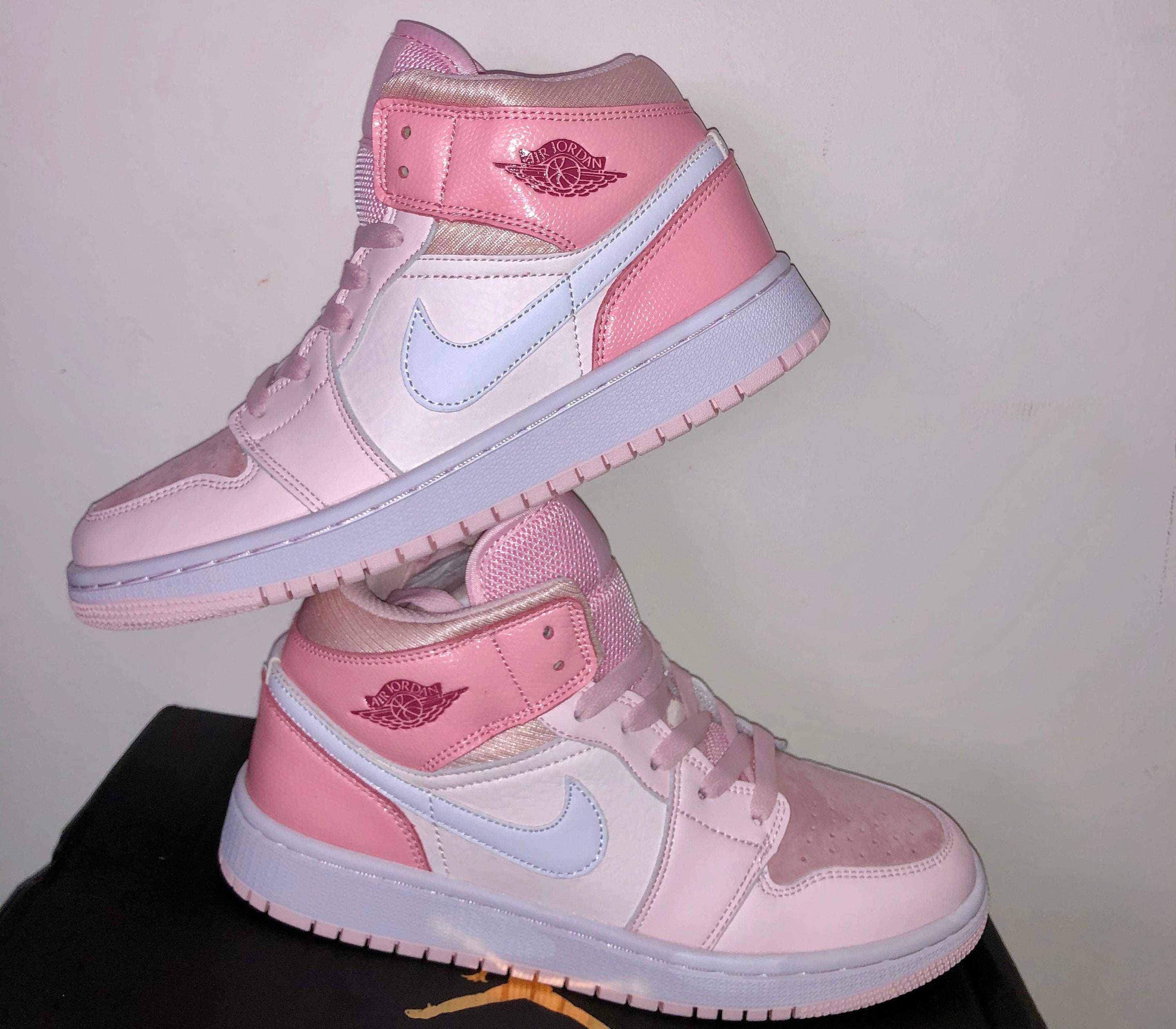 Jordan 1 Mid Digital Pink | Etsy Ireland