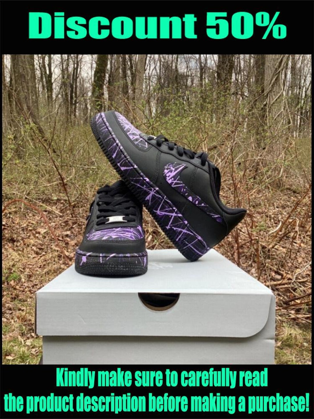 AF1 Low Black Custom Splatter Paint handpainted Shoesgift - Etsy