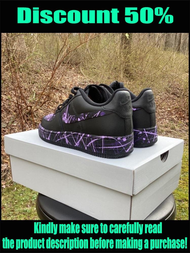 custom af1 paint splatter