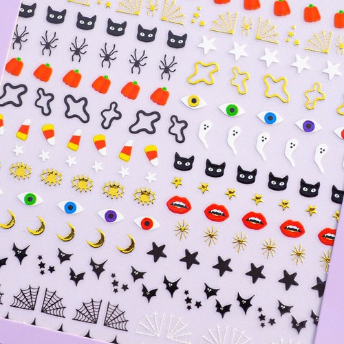 3D/5D Smile Daisy Flower Nail Art Stickers Etsy