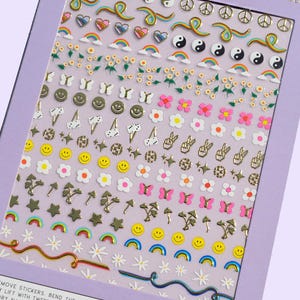 Stay Groovy - Nail Art Stickers