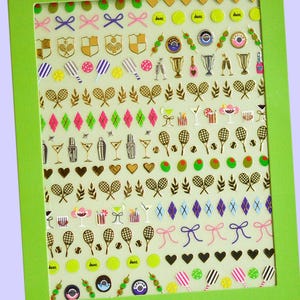 TENNIS CLUB - Nail Art Stickers
