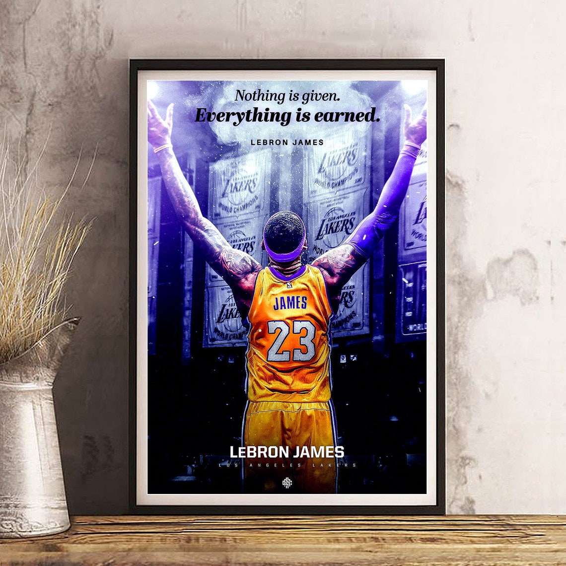 Kobe Mamba Mentality Wall Decor Mamba Mentality Home Etsy