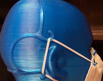 Protector de orejas para mascarilla facial / Juego de 4 / Protector de orejas / Protector de orejas impreso en 3D / Protector de orejas para adultos / Soporte para protector de orejas / Protector de orejas