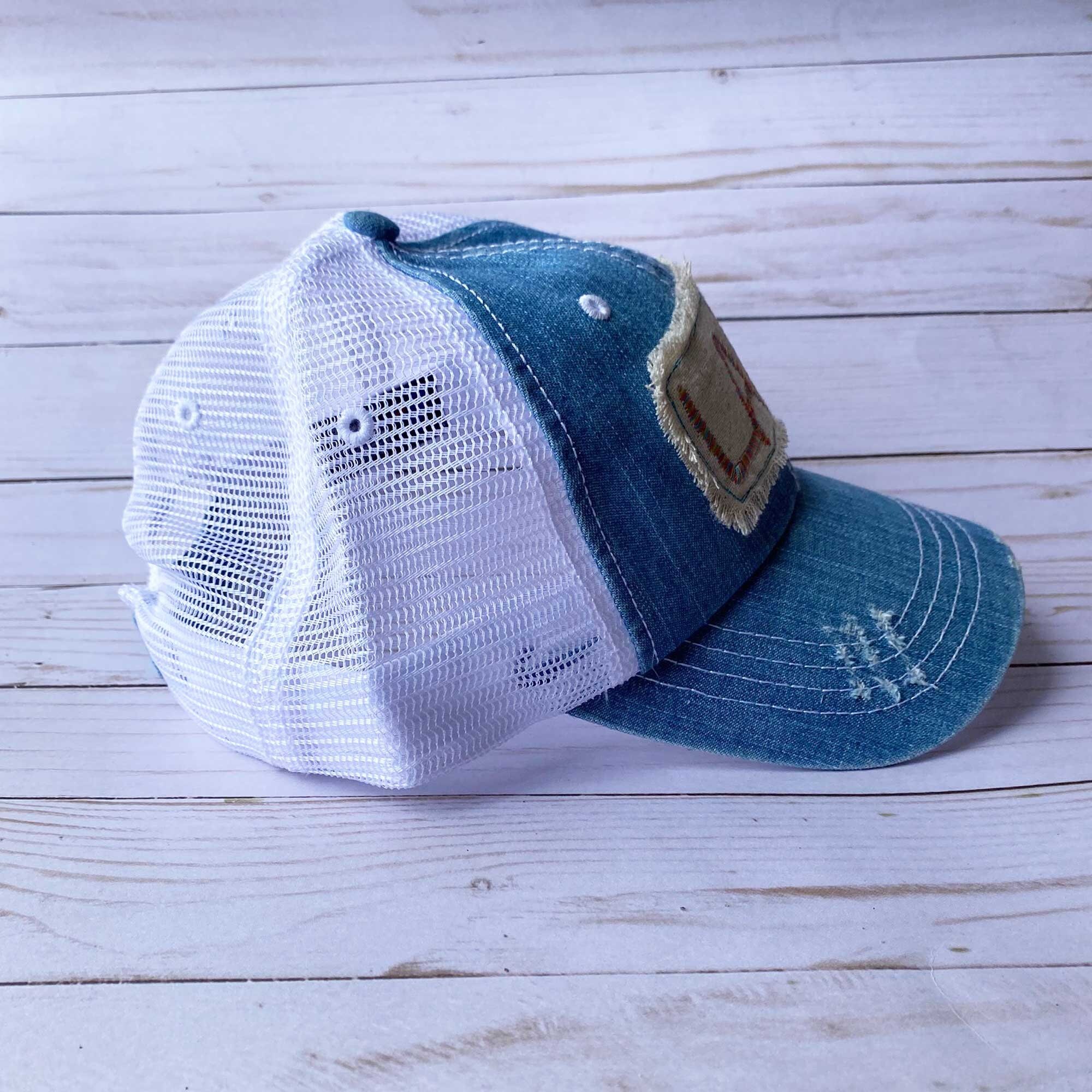Lake Life Hat Raggy Patch Hat for Women Distressed Hat With Etsy