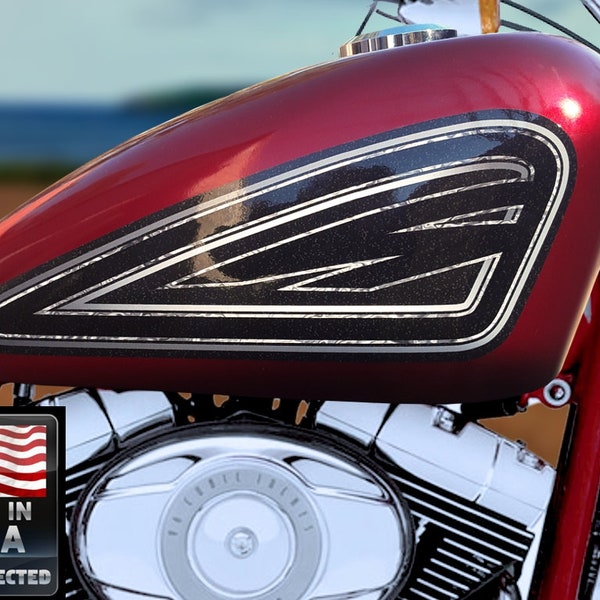 Adesivo Decalcomania In Vinile Per Harley Davidson – 16x2.25 Pollici, SCEGLI IL COLORE, Spedizione Gratuita