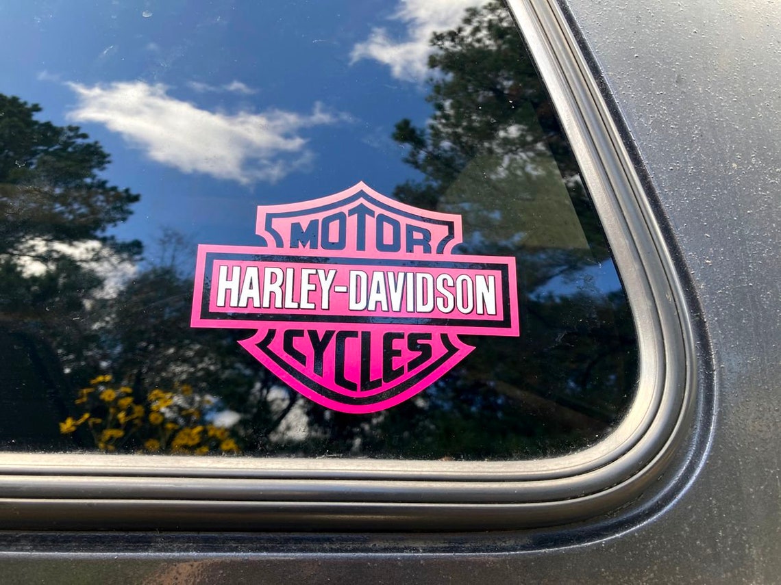 Pink Decals for Harley Davidson 15 piece set badge emblem Etsy