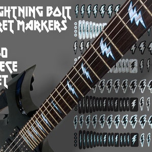 Acoustic Electric Guitar Stickers Bass Fretboard Note Labels Frets