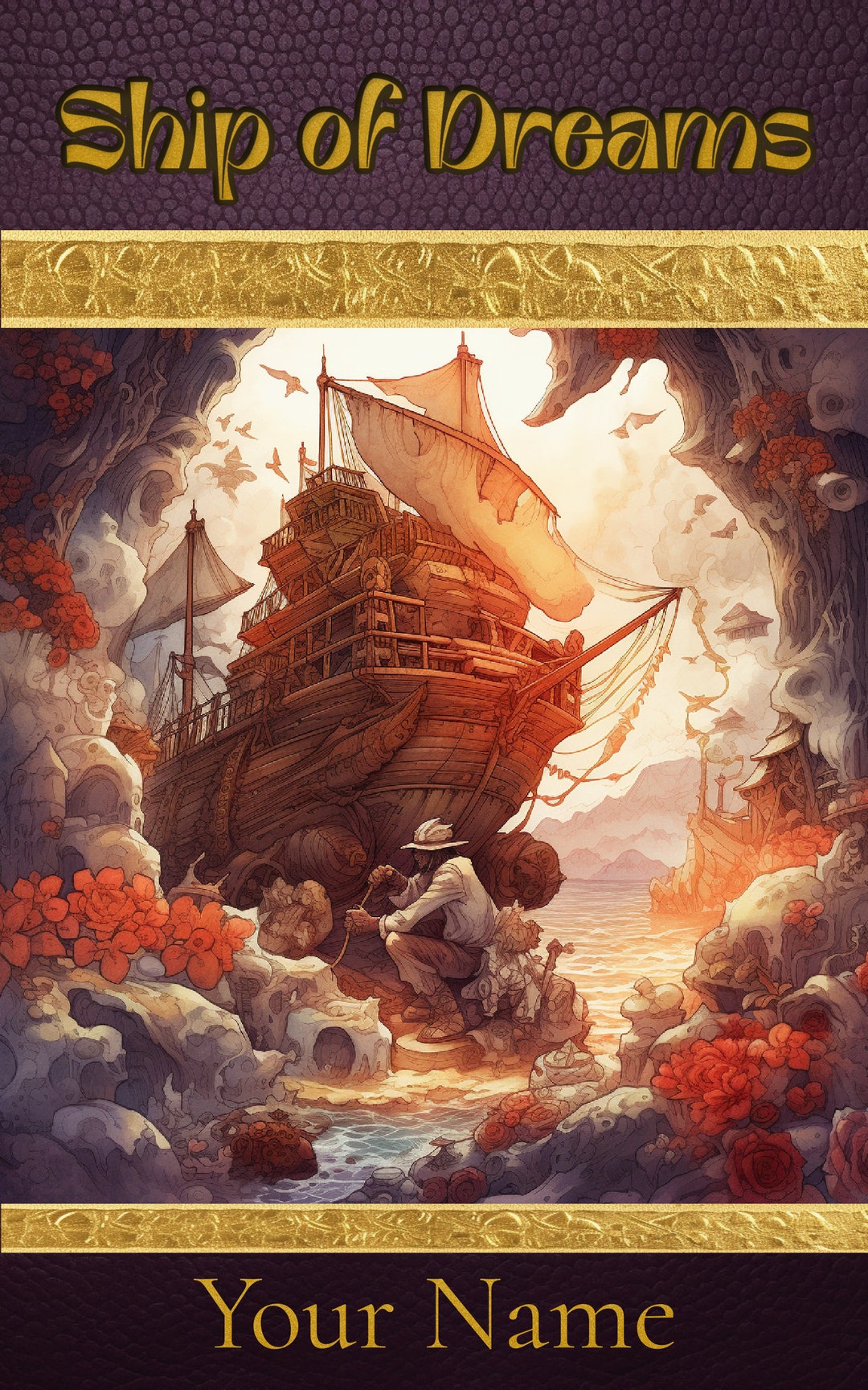 Ya/fantasy/speculative Fiction Novel Cover Artship of Dreamssized for