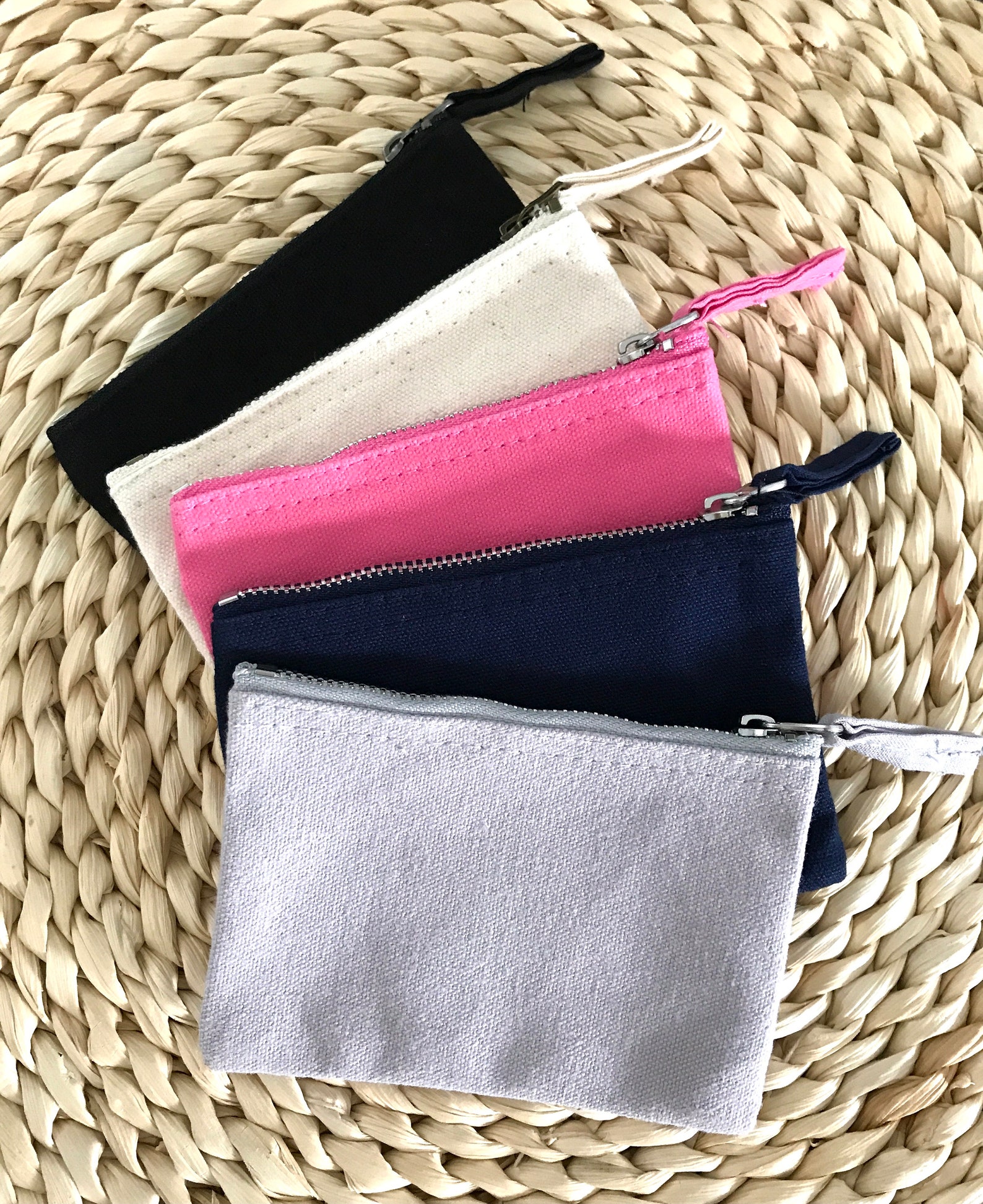 6 Kleine Kosmetiktaschen - Mini Geldbörsen Für Damen