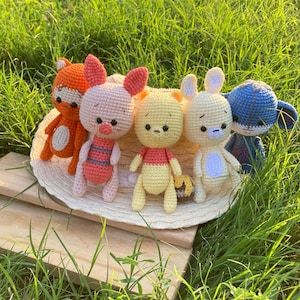 Crochet Winnie the Pooh & Friends Dolls: Handmade Nursery Decor