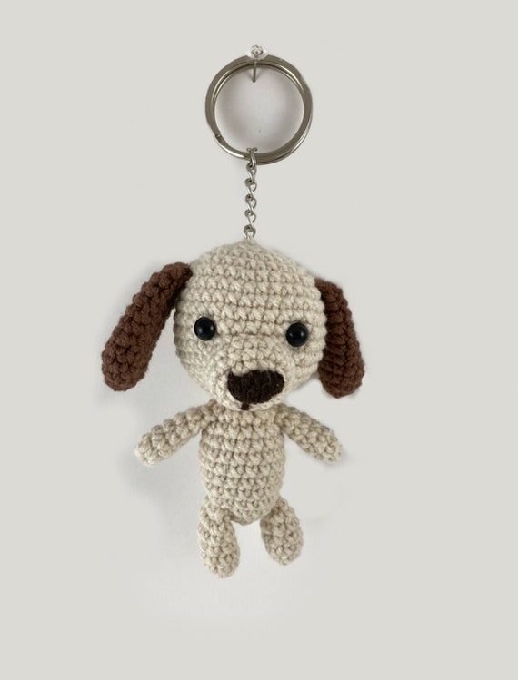 Plush dog deals keychain