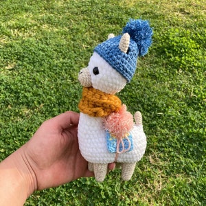 Alpaca Plush Toy, Crochet Lama, Amigurumi Toys, Soft Alpaca toy, Crochet lama toy, Cute knitted Alpaca, lama for him and her, birthday gift