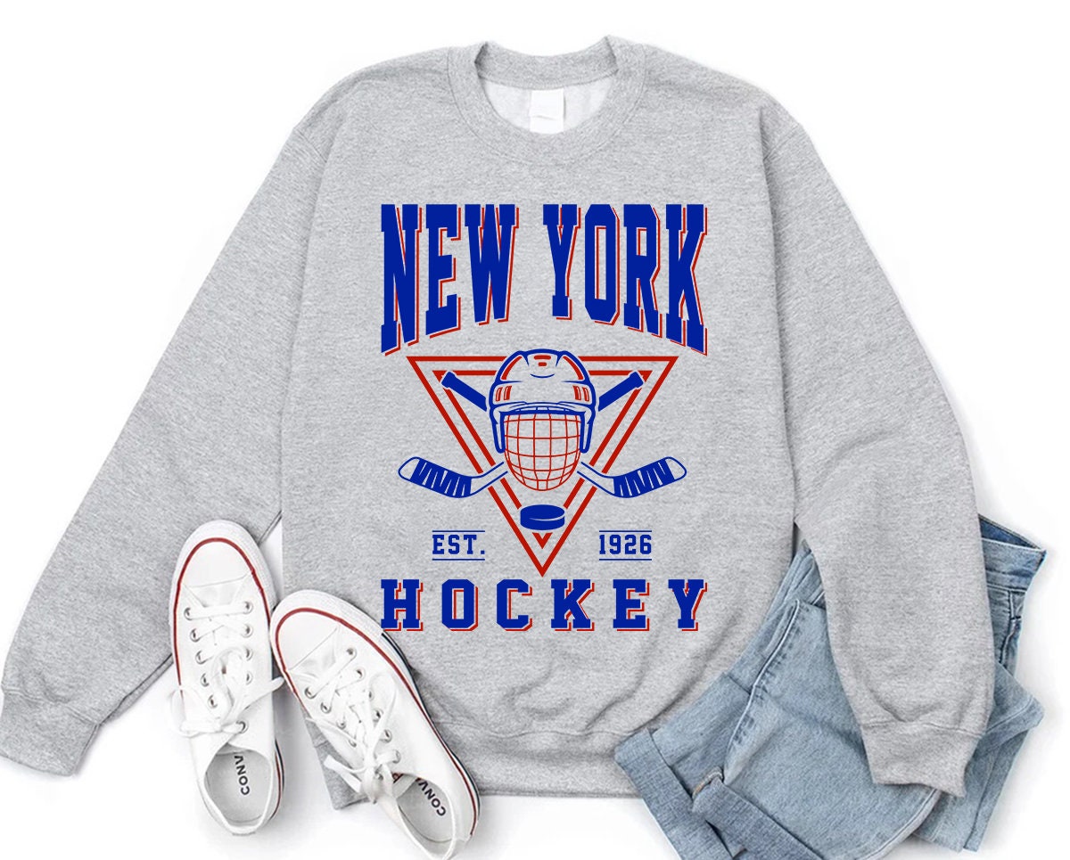 New York Rangers, NHL One of a KIND Vintage Sweatshirt with Crystal St –  ShopCrystalRags