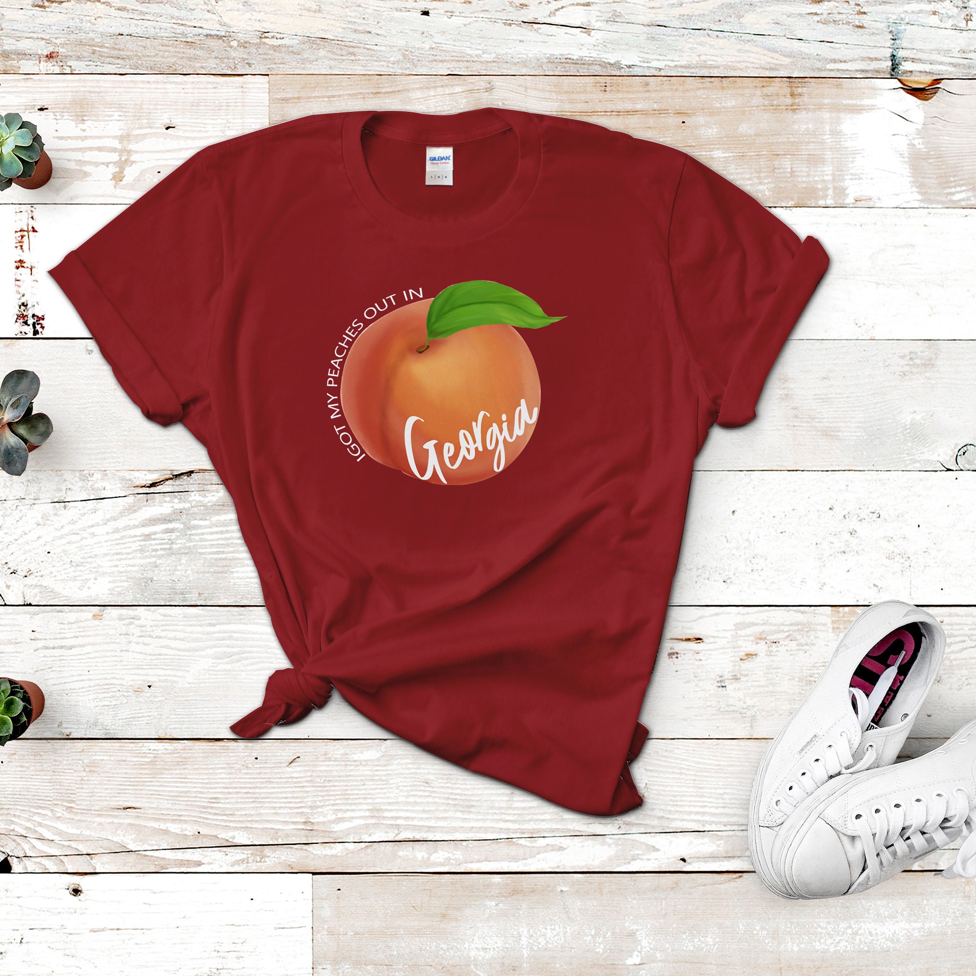 I Got My Peaches Out in Shirt Justin shirt Etsy
