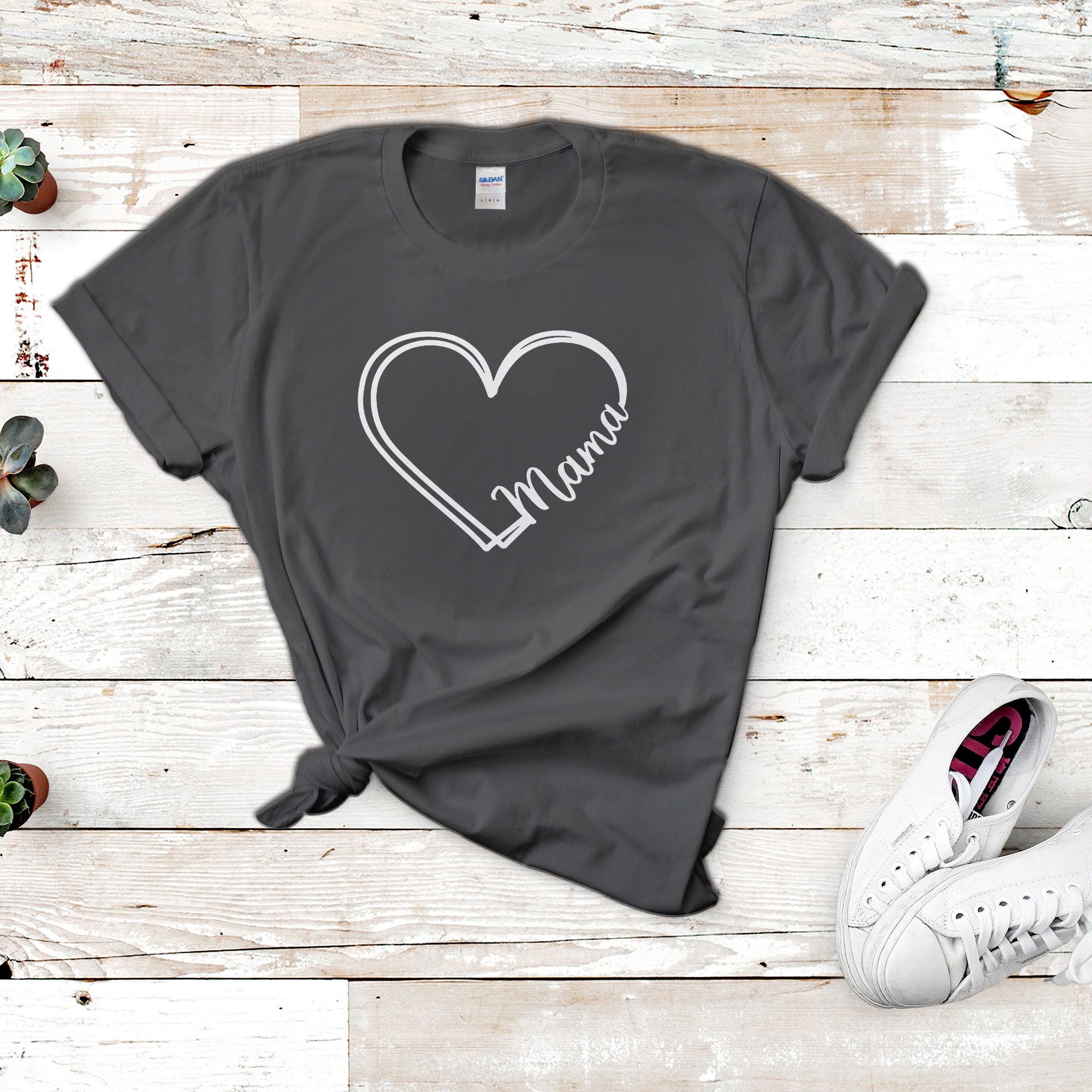 Mama Heart T-Shirt Mothers Day Shirt Mom Shirt Mothers Day | Etsy