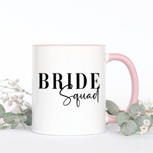 Bride Squad Personalised Mug, Will you be my Bridesmaid Maid of Honour, Bridal Party Gifts, Bridesmaid Proposal Gift, NM05