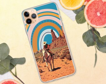 Aesthetic Western Cowboy Phone Case Boho Country Desert iPhone 11 12 13 14 Pro Max
