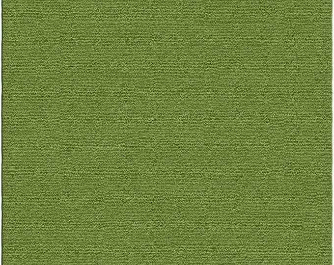 Solid Green Textured Rug – Modern Minimalist Hand-Tufted Area Carpet – Custom Size Living Room Rug – Soft Loop Pile Floor Decor