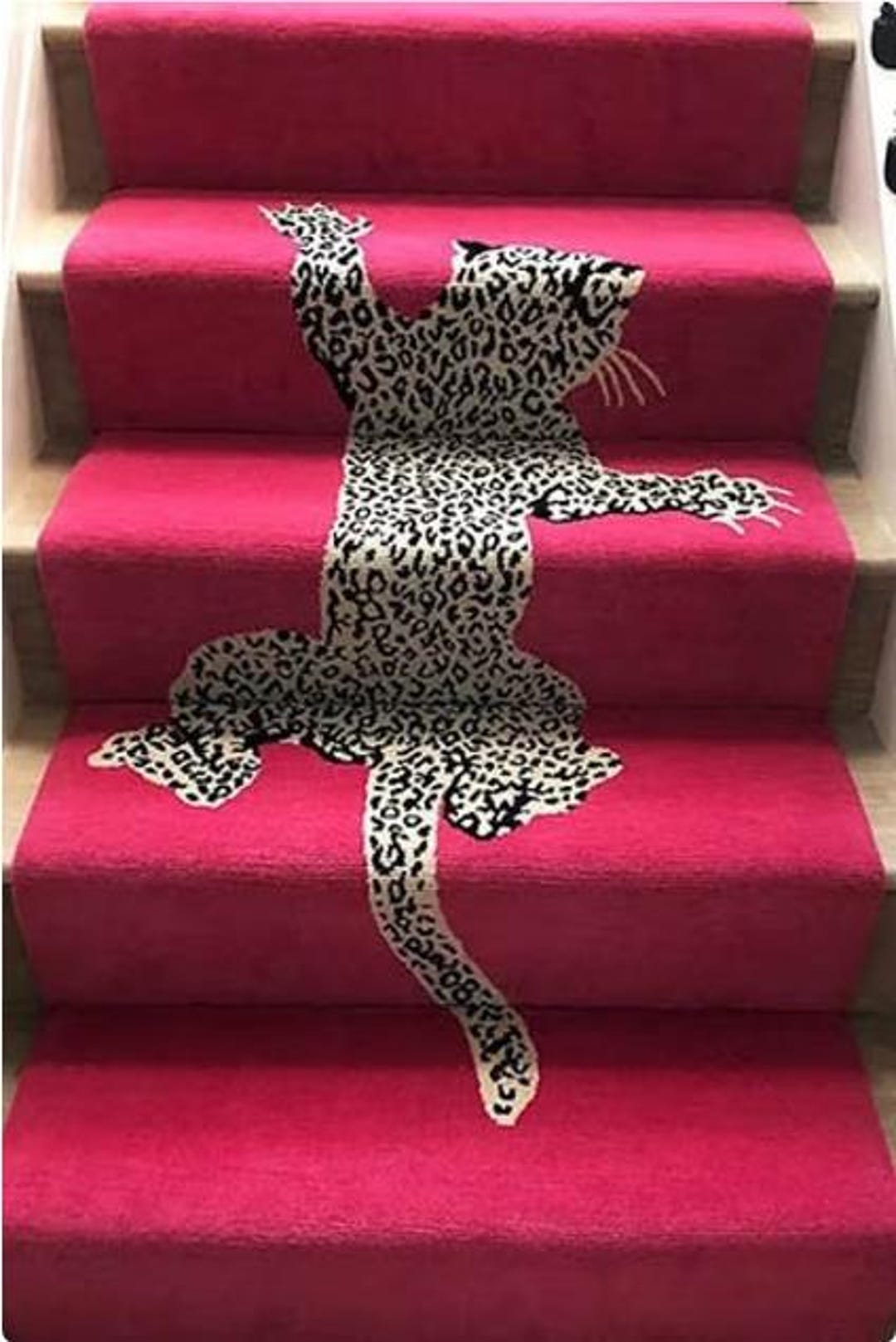 Buy Leopard Area Rug, Animal Print Rug, Green Area Rug Carpet, Hand