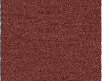 Rustic Brown Area Rug – Handmade Solid Color Carpet | Modern Minimalist Living Room Decor | Cozy Boho Floor Mat for Bedroom or Office