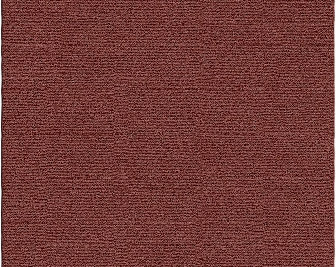 Rustic Brown Area Rug – Handmade Solid Color Carpet | Modern Minimalist Living Room Decor | Cozy Boho Floor Mat for Bedroom or Office
