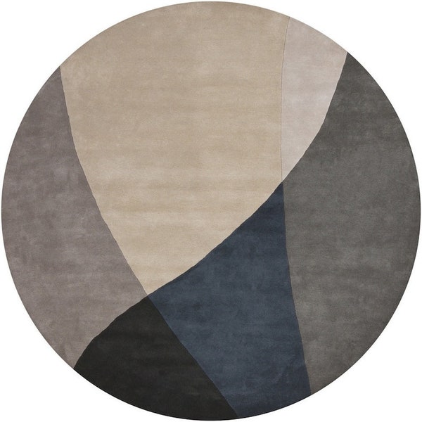 Round multicolor Hand-Tufted 100% Wool Area Rug for home,living room,guest room,bedroom,kids room/3ft,4ft,5ft,6ft,7ft,8ft,9ft,10ft.