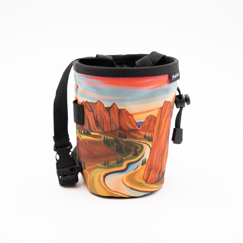 Gnarly Dood Chalk Bag National Parks Colorful Designs Yosemite Moab New