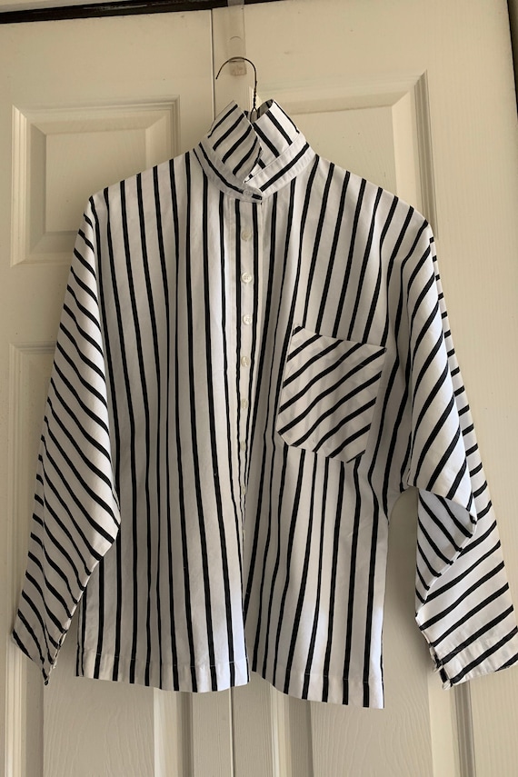 Vintage Striped Dolman Shirt - image 1