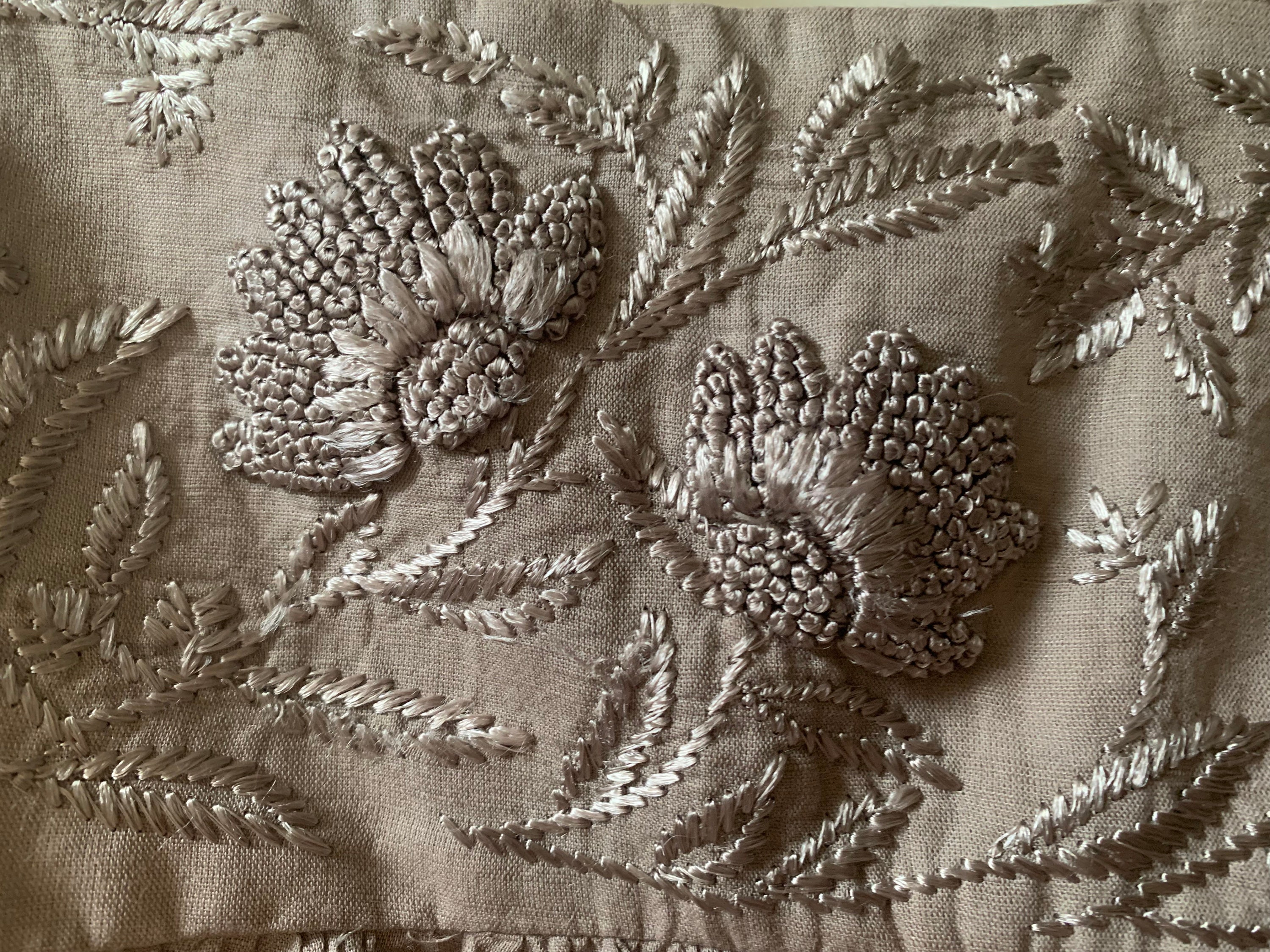 Banana Republic Linen Embroidered Dress