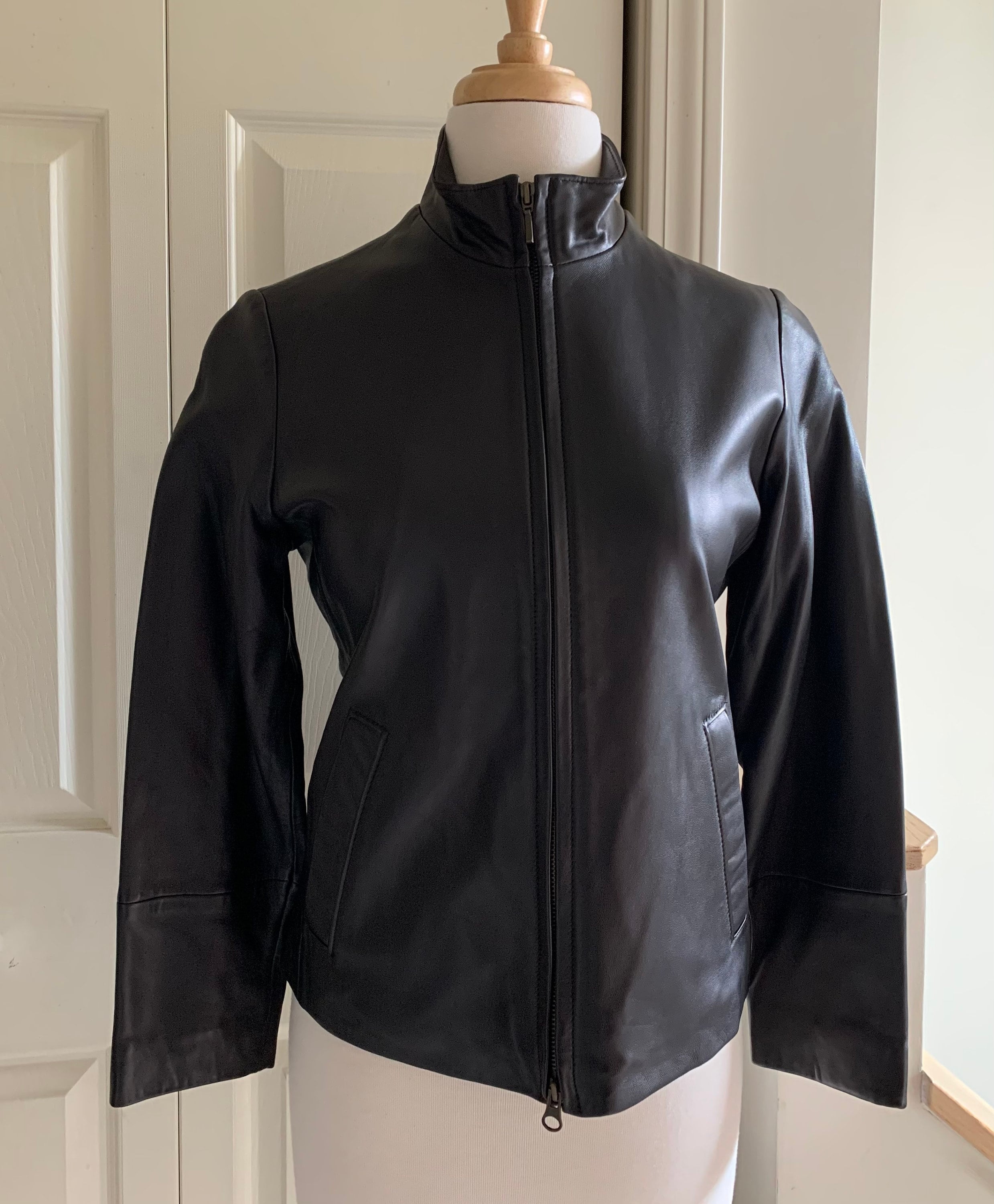 Eddie Bauer Leather Jacket - Etsy