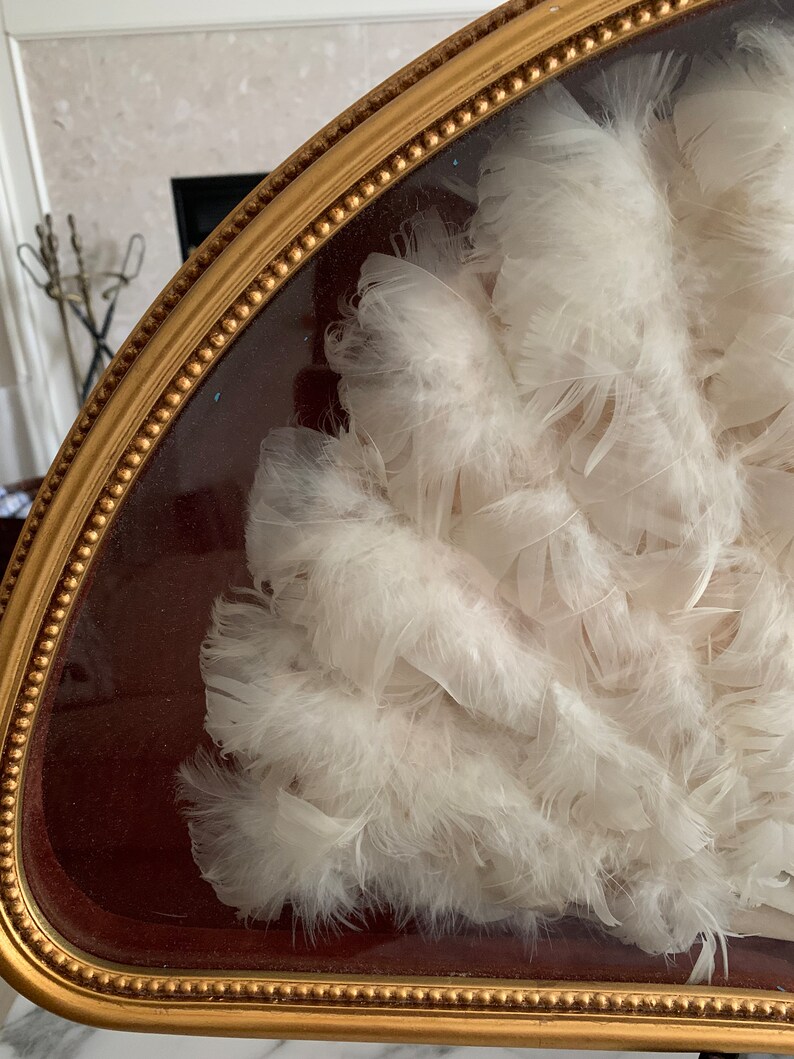 Antique Feathered Fan 2 With Custom